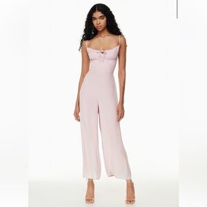 Aritzia Wilfred Free Bellow Lilac Jumpsuit